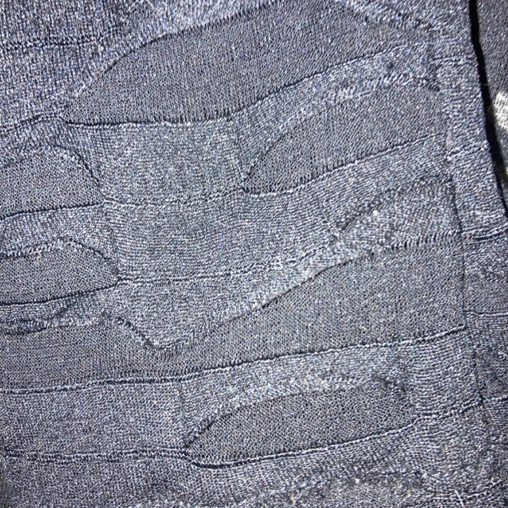 Vintage Silence + Noise black sheer “ torn “ legging tights - Picture 5 of 11